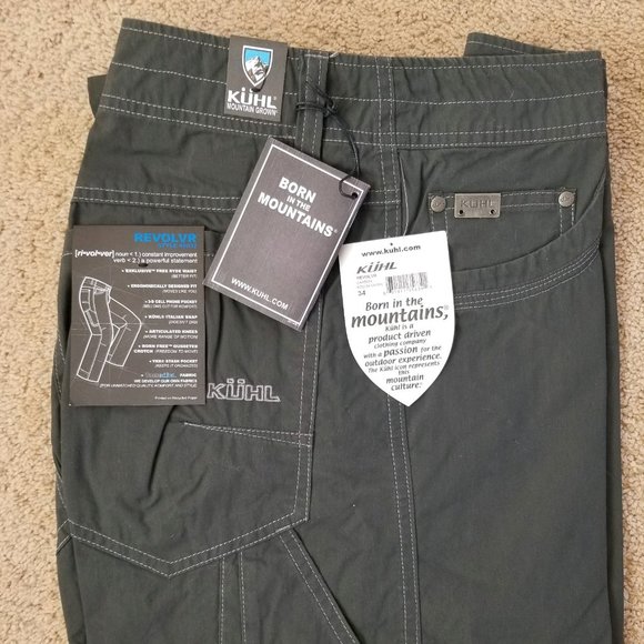 Kuhl Pants Mens Kuhl Revolvr Pants Carbon Poshmark